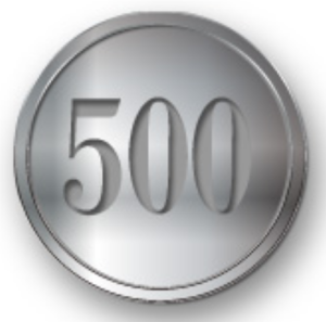 現金500円
